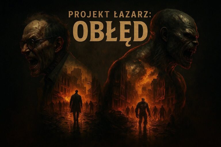 Projekt Łazarz: Obłęd — plakat wydarzenia