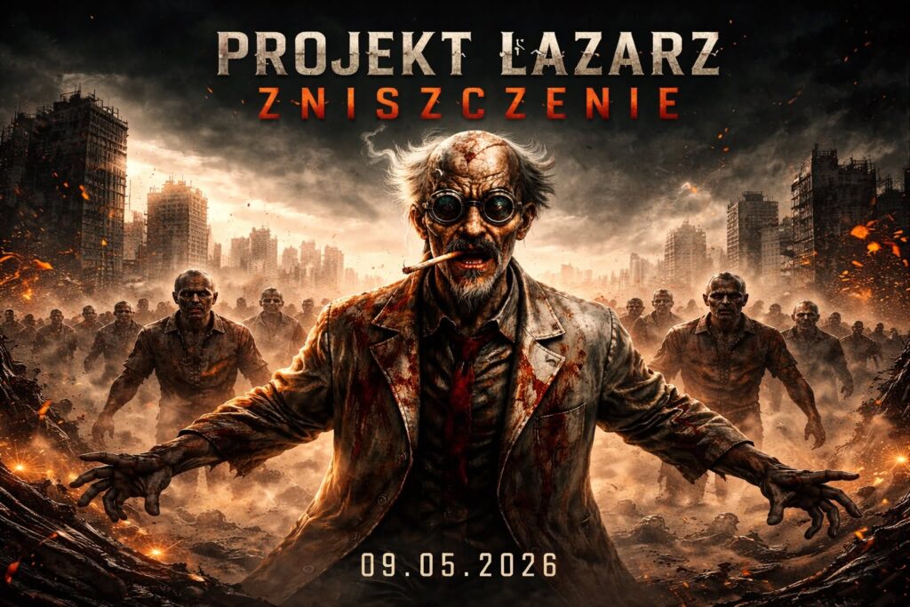 Projekt Łazarz: Zniszczenie — plakat finałowej edycji, 9 maja 2026